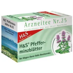 H&S Pfefferminztee Filterbeutel, 20X1.5 g