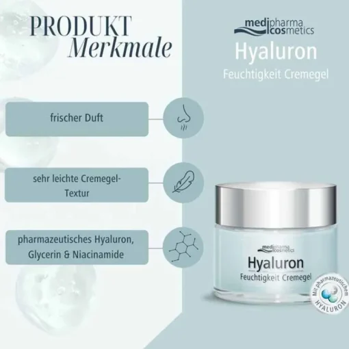 Hyaluron 48h Feuchtigkeit Cremegel, 50 ml