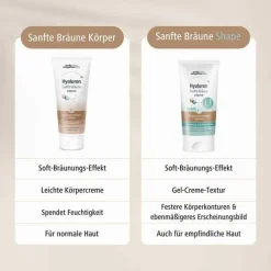 Hyaluron Sanfte Bräune Körperpflege Creme, 200 ml