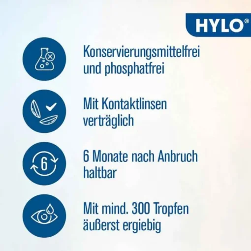 HYLO GEL Augentropfen, 2X10 ml