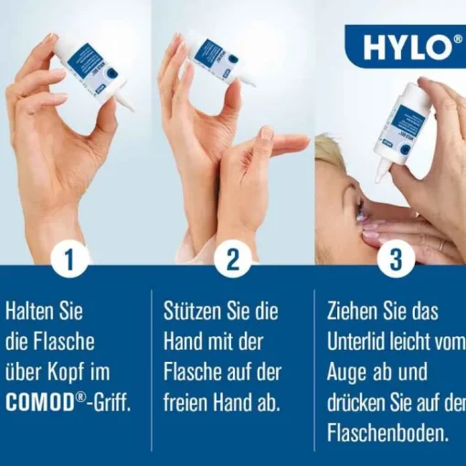 HYLO GEL Augentropfen, 2X10 ml