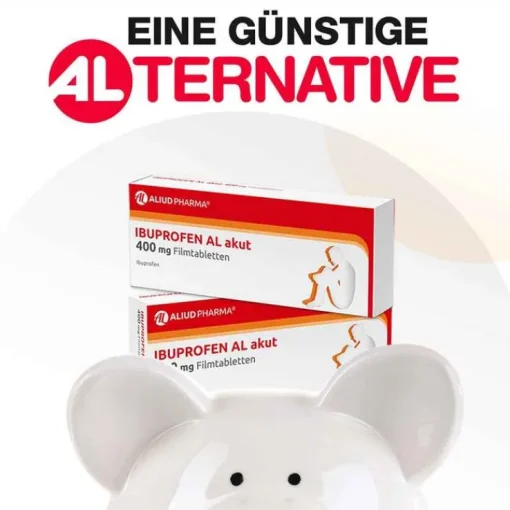 IBUPROFEN AL akut 400 mg Filmtabletten, 50 St