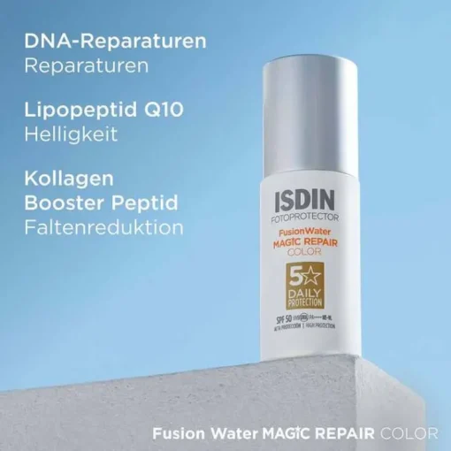 ISDIN Fotoprotector Fusion Water Magic Repair Color, 50 ml