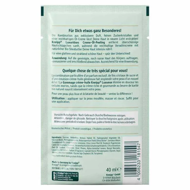 Kneipp luxuriöses Creme-Öl-Peeling, 40 ml