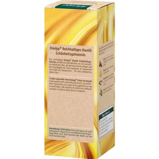 Kneipp reichhaltiges Hautöl Schönheitsgeheimnis, 100 ml