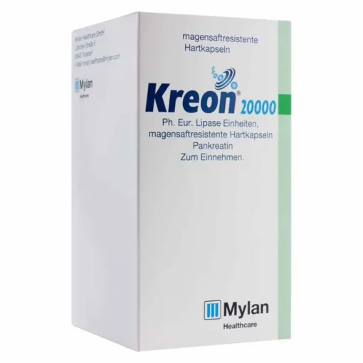 Kreon 20.000 Ph.Eur.Lipase Einheiten magensaftresistent Hartkapseln , 100 St