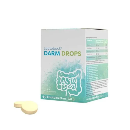 Lactobact Darm Drops Kautabletten, 60 St