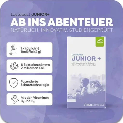 Lactobact Junior+ Pulver, 60 g