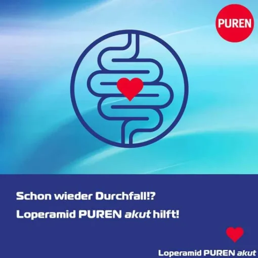 Loperamid PUREN akut 2 mg Schmelztabletten, 12 St
