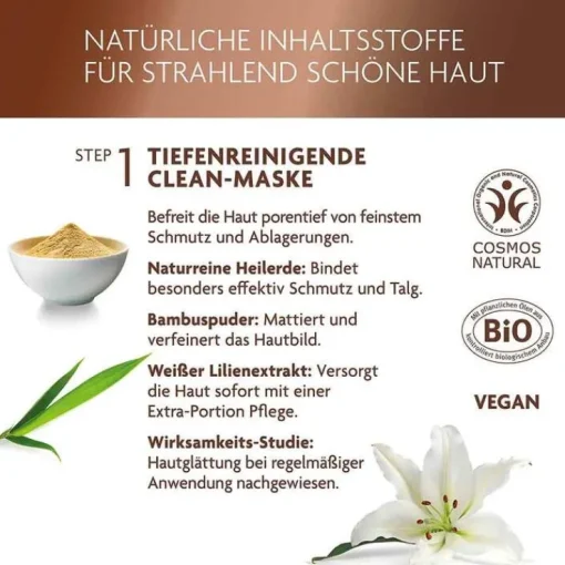 Luvos Heilerde Lifting Booster & Clean Maske 2 + 7,5ml, 1 P