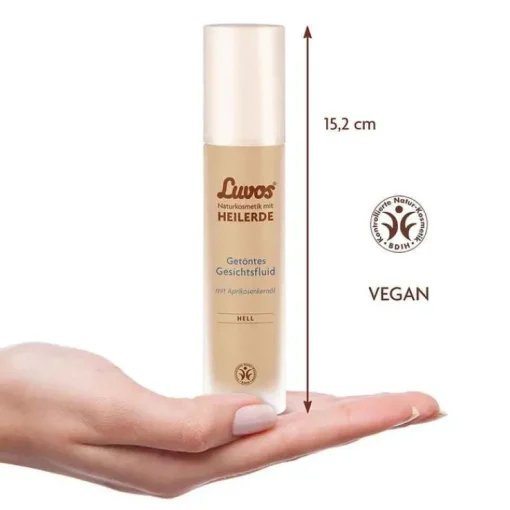 Luvos Naturkosmetik getöntes Gesichtsfluid hell, 50 ml