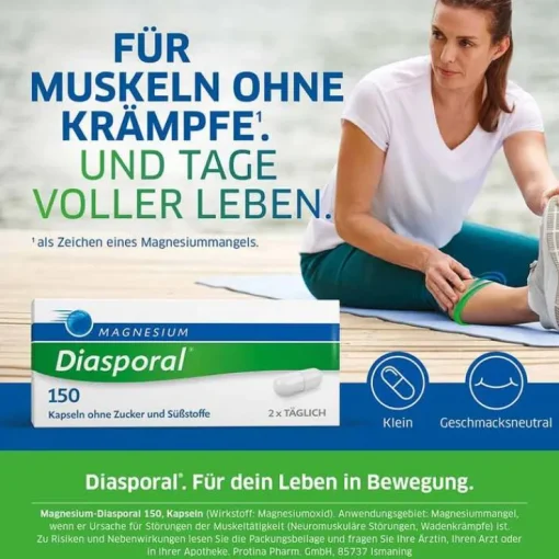 MAGNESIUM Diasporal® 150 Kapseln, 50 St