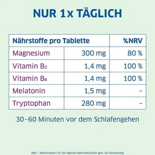Magnesium Diasporal pro Depot Schneller Einschlafen, 30 St