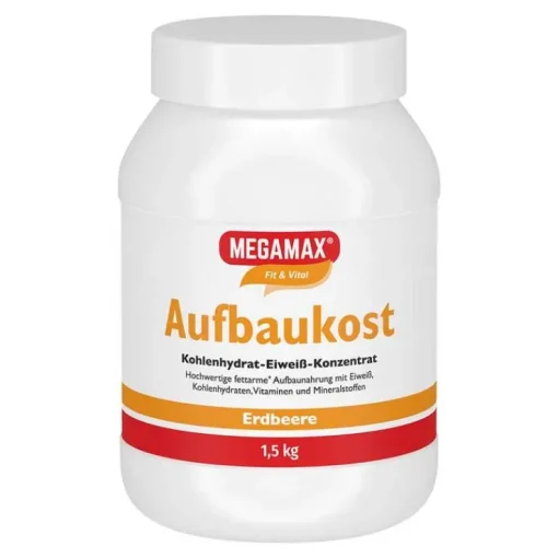 Megamax Aufbaukost Erdbeere Pulver, 1.5 kg