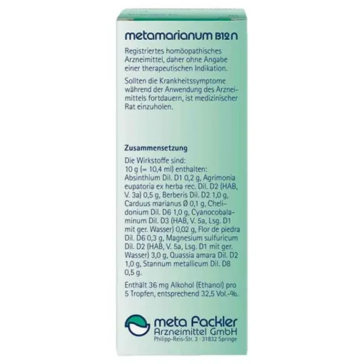Metamarianum B 12 N Tropfen zum Einnehmen, 100 ml