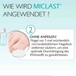 Miclast 80 mg / g wirkstoffhaltiger Nagellack, 2X3 ml