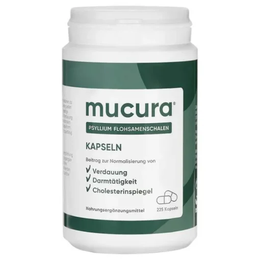 Mucura Flohsamenschalen Kapseln, 225 St