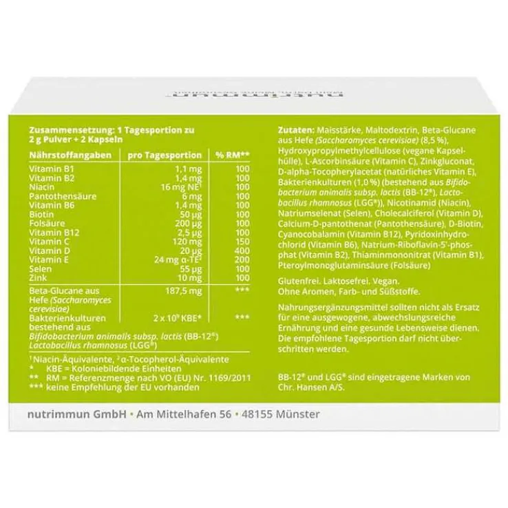Mybiotik Immugy Kombipackung 30x2 g + 60 Kapseln, 1 P