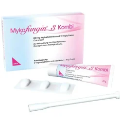 Mykofungin 3 Kombi 200 mg Vaginaltabletten + 10 mg / g Creme, 1 P