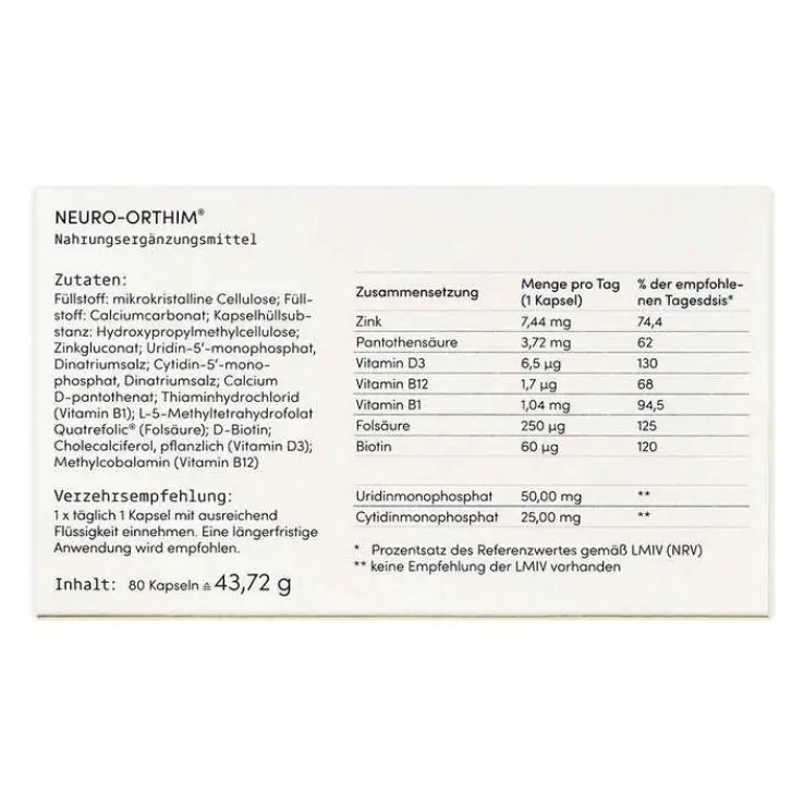 NEURO-orthim Kapseln, 80 St