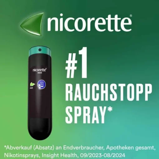 Nicorette Fruit & Mint Spray 1 mg / Sprühstoß Nfc, 1 St