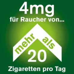 nicorette® Kaugummi freshmint, 4 mg Nikotin, 105 St