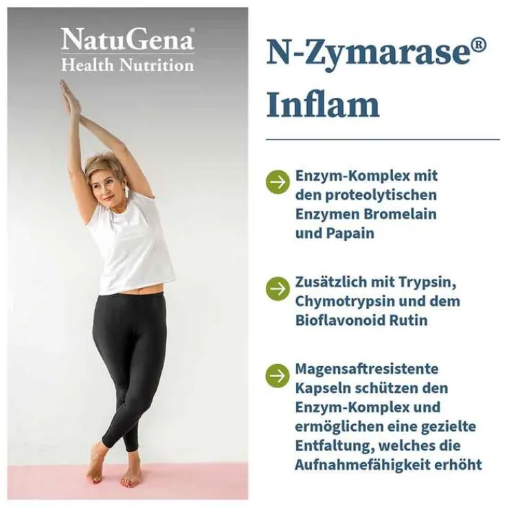 N-Zymarase Inflam Enzym-Komplex + Rutin Kapseln, 60 St