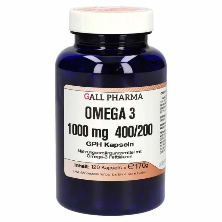 Omega 3 1000 mg 400 / 200 GPH Kapseln, 120 St
