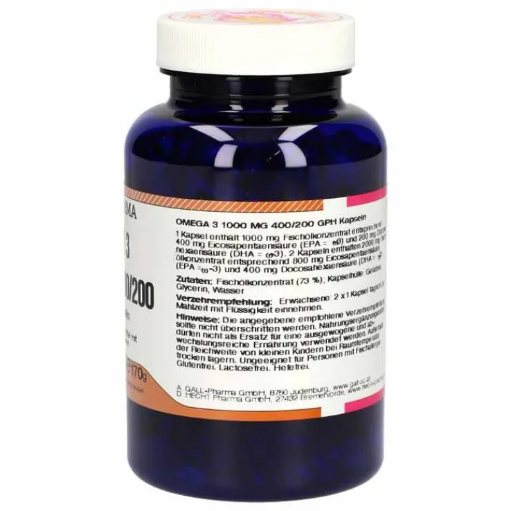 Omega 3 1000 mg 400 / 200 GPH Kapseln, 120 St
