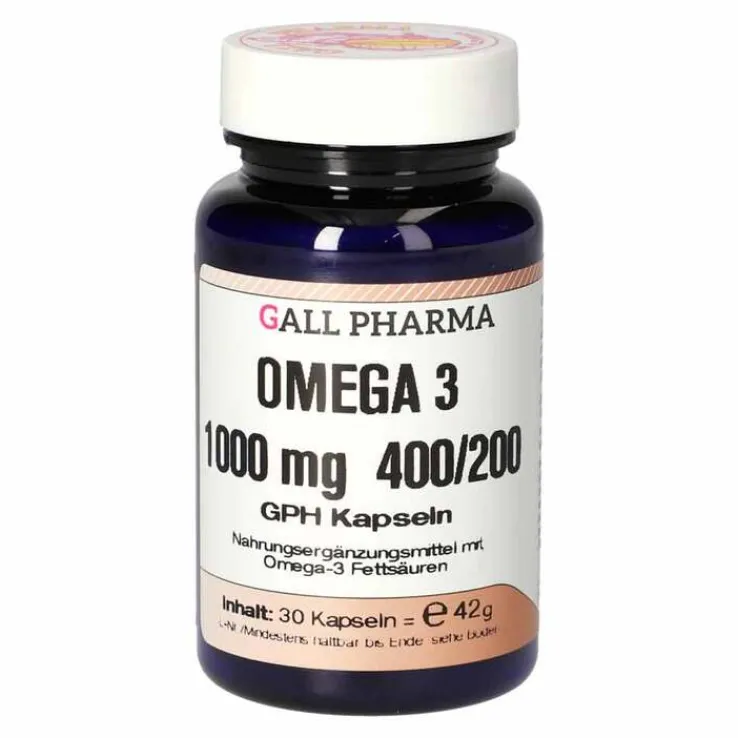 Omega 3 1000 mg 400 / 200 GPH Kapseln, 30 St