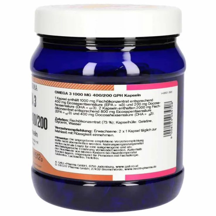 Omega 3 1000 mg 400 / 200 GPH Kapseln, 360 St