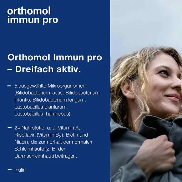 Orthomol Immun pro Granulat / Kapsel, 15 St