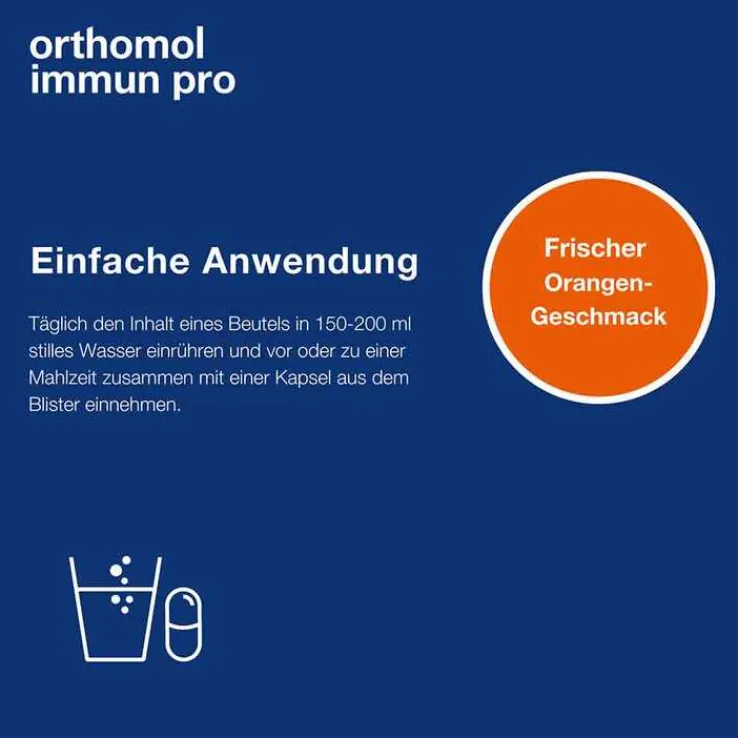 Orthomol Immun pro Granulat / Kapsel, 15 St