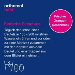 Orthomol Natal 30 Beutel Granulat / Kapseln Kombipackung, 1 St