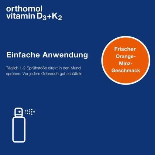Orthomol Vitamin D3 + K2 Spray, 20 ml