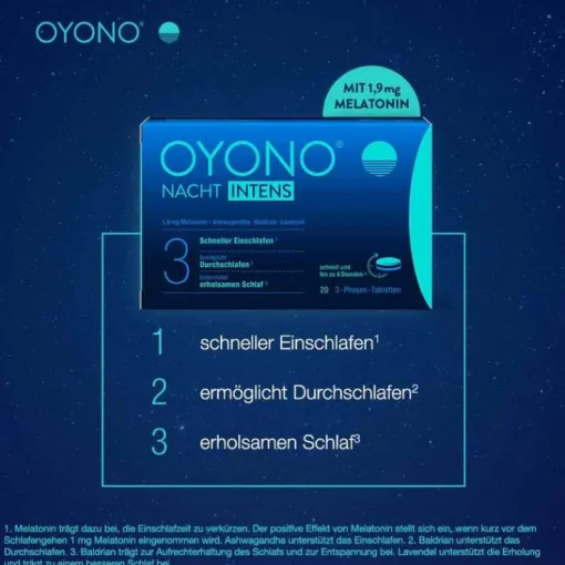Oyono Nacht Intens Tabletten, 60 St