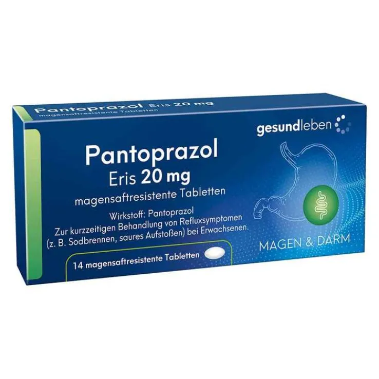 Pantoprazol Eris 20 mg magensaftresistent Tabletten, 14 St