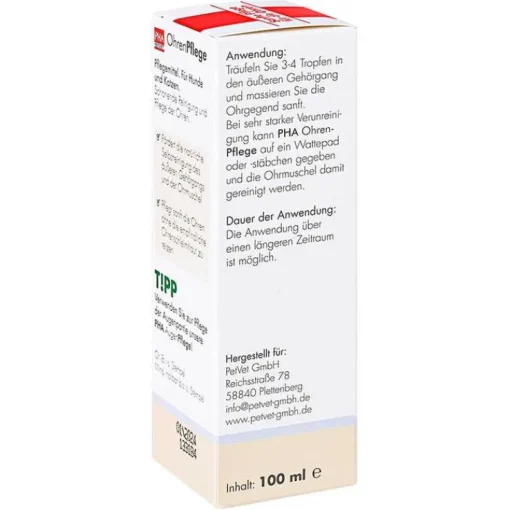 PHA Ohrenpflege für Hunde Tropfen, 100 ml