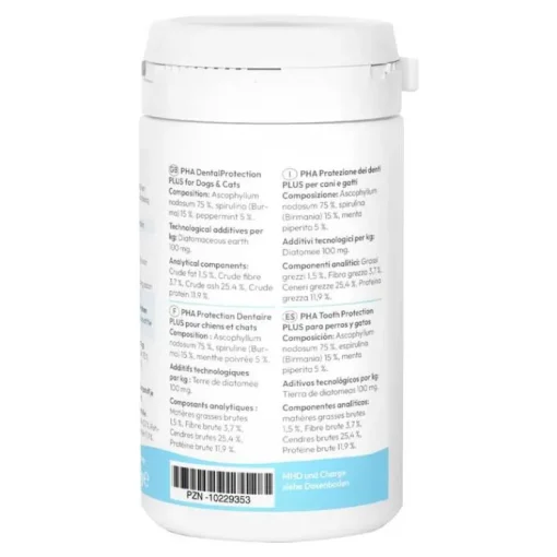 PHA Zahnschutz Plus Pulver für Hunde / Katzen, 60 g