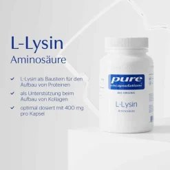 Pure Encapsulations L-Lysin Kapseln, 90 St