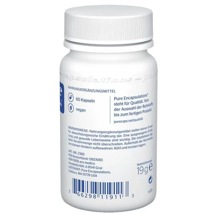 Pure Encapsulations Zink Zinkpicolinat Kapseln, 60 St