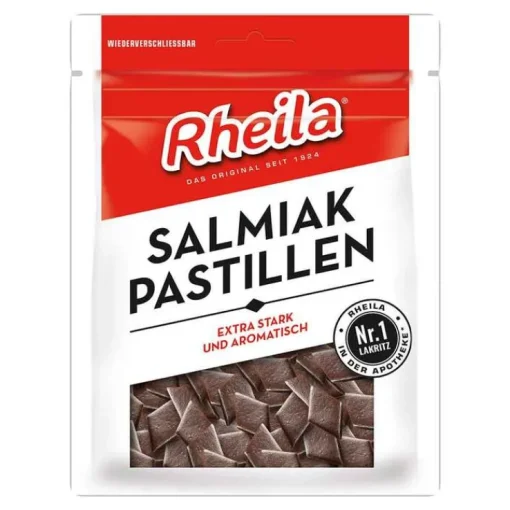 Rheila Salmiak Pastillen, 90 g