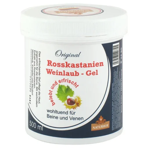 Rosskastanien + Weinlaub Gel, 500 ml