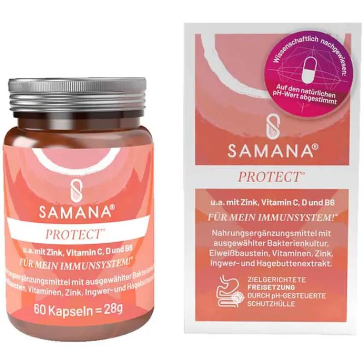 Samana Protect 9in1 Kapseln mit Bakterienkultur, 60 St