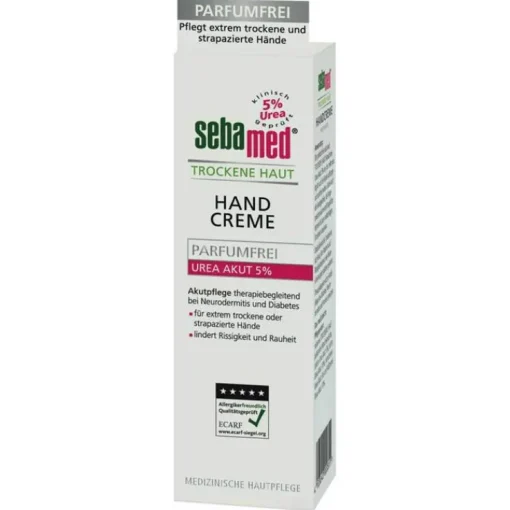 Sebamed Trockene Haut Parfumfrei Handcreme Urea 5%, 75 ml