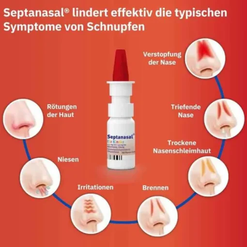 Septanasal® für Kinder 0,5 mg/ml+50 mg/ml Nasenspray, 10 ml
