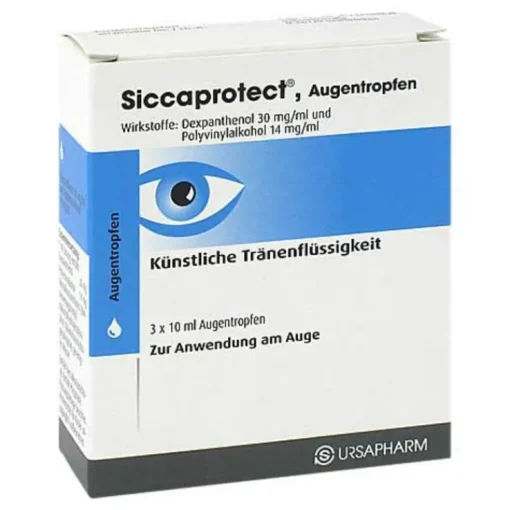 Siccaprotect Augentropfen, 3X10 ml