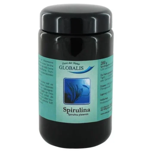 Spirulina 100% reines Pulver Globalis, 200 g