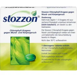 Stozzon Chlorophyll überzogene Tabletten, 40 St