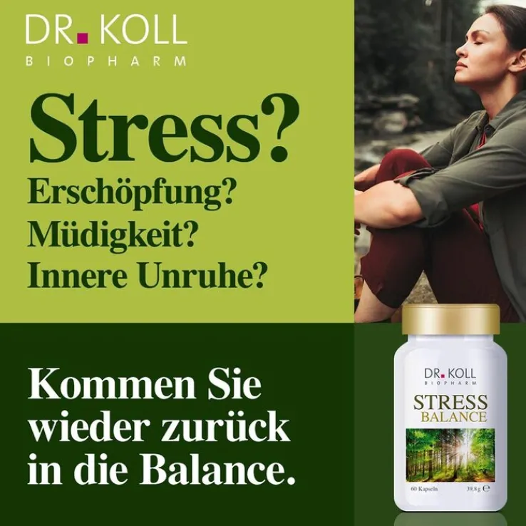 Stress Balance Dr. Koll Vitamin B6 + B12 + Magnesium, 60 St